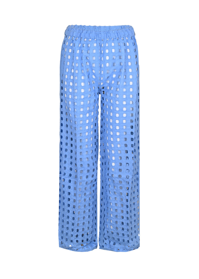 Blue Box Eyelet Pants