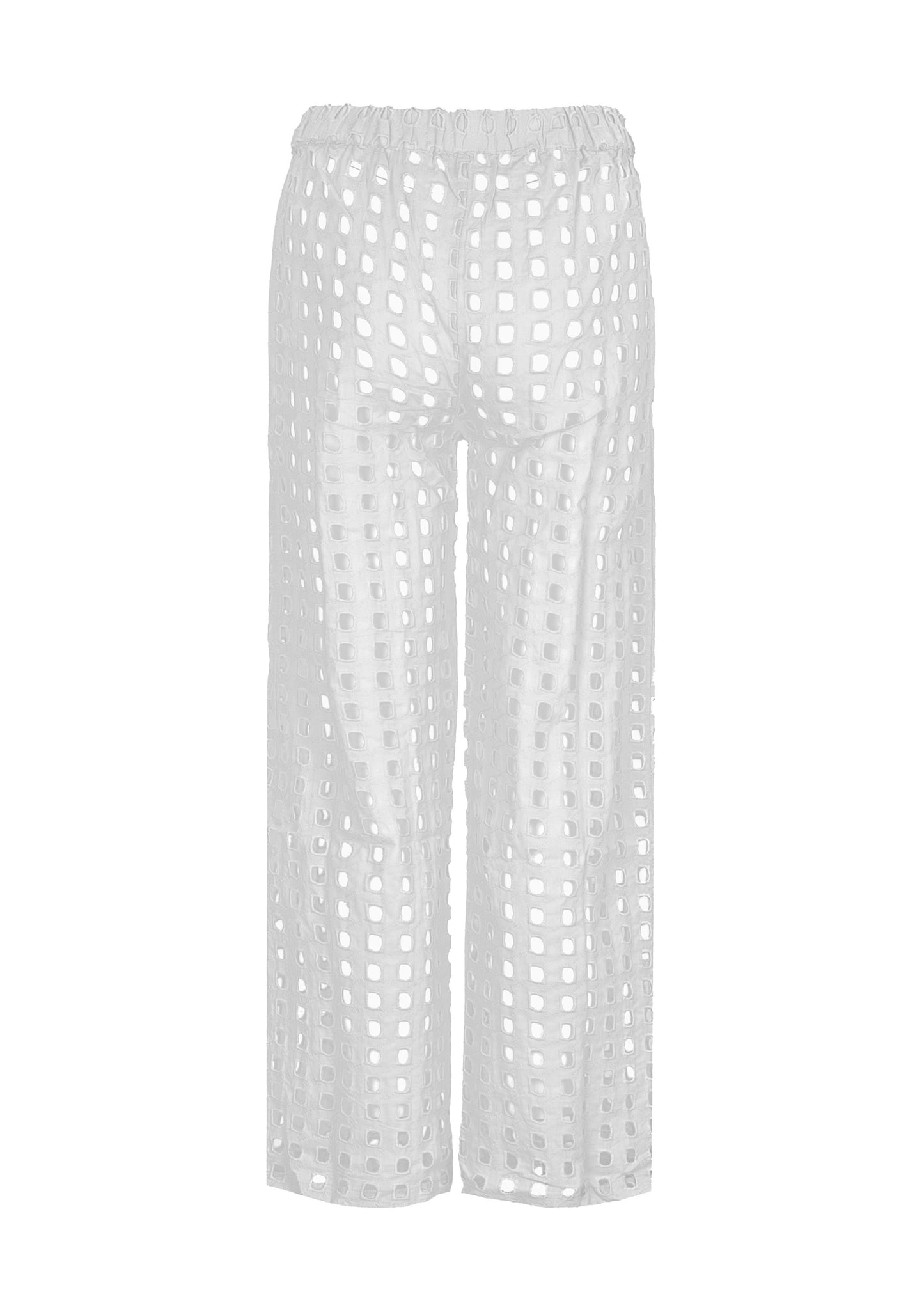 Load image into Gallery viewer, White Box Eyelet Pant - Trousers
