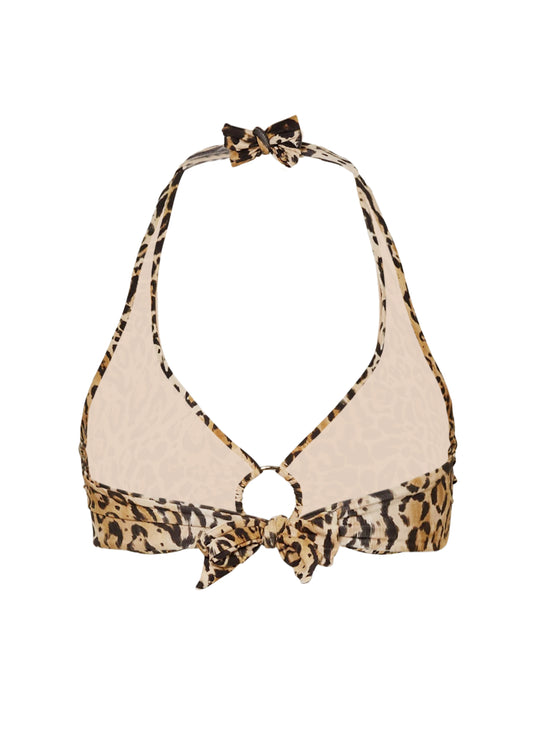 Load image into Gallery viewer, Brussels Bikini Top Cheetah - Bikini Top
