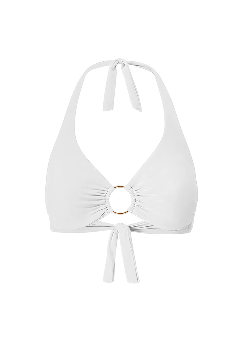 Brussels Bikini Top White