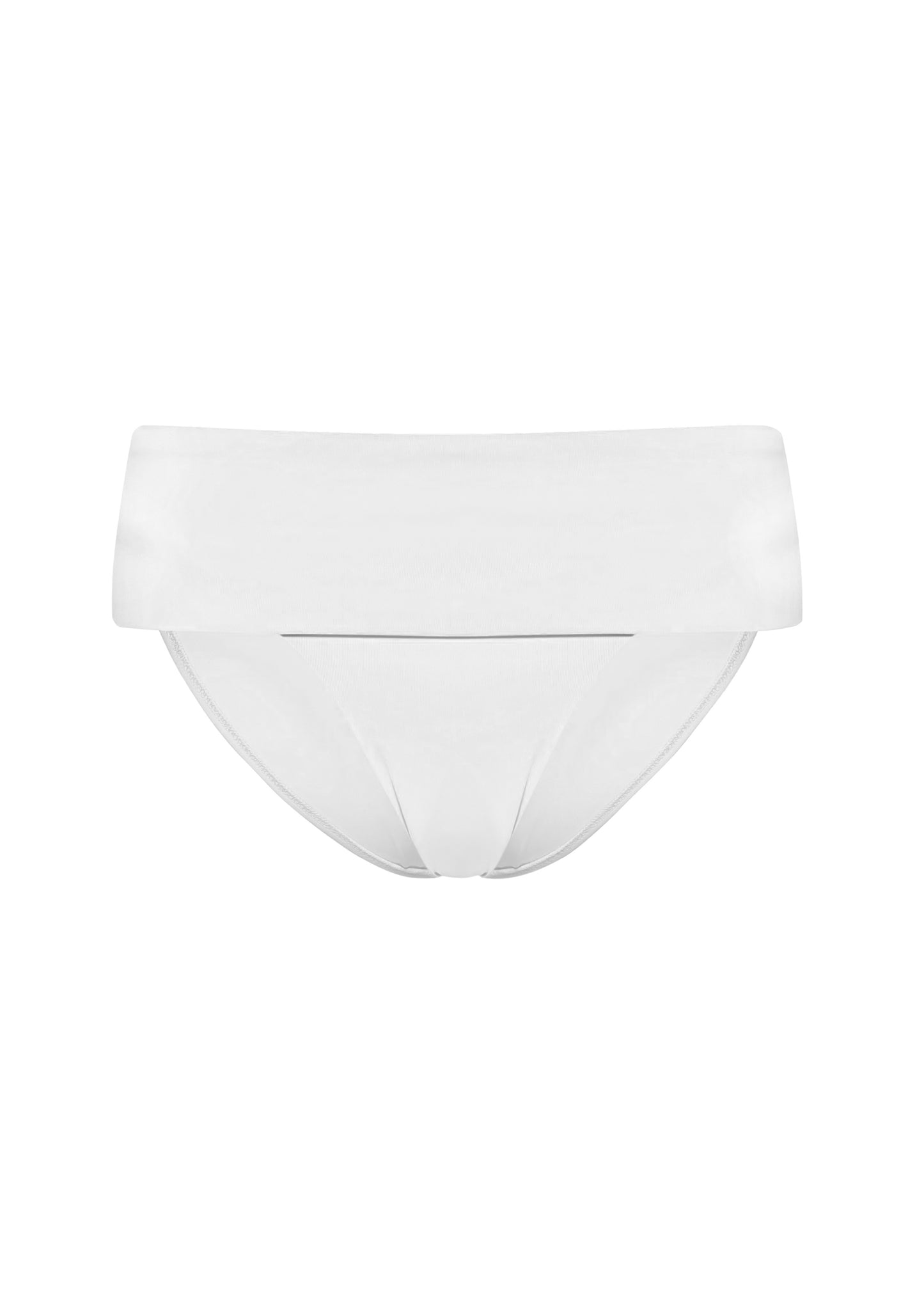 Load image into Gallery viewer, Brussels Bikini Bottom White - Bikini Bottom
