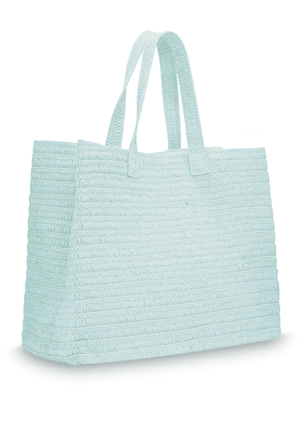 Load image into Gallery viewer, Queen Beach Tote Bag Mint/Light Pink
