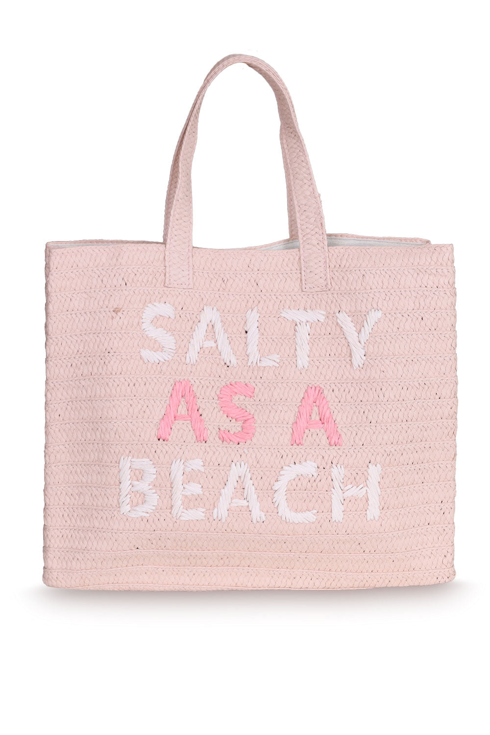 Load image into Gallery viewer, Salty As A Beach Tote Bag Peach Multi
