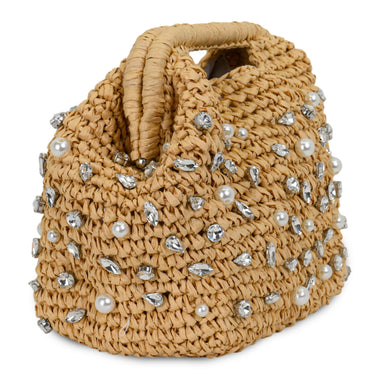 Bardo Crystal Clutch Natural - ONE SIZE - Pouch