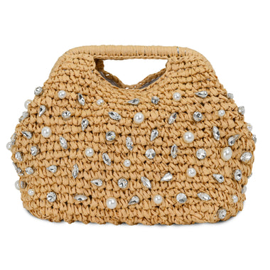 Bardo Crystal Clutch Natural - ONE SIZE - Pouch