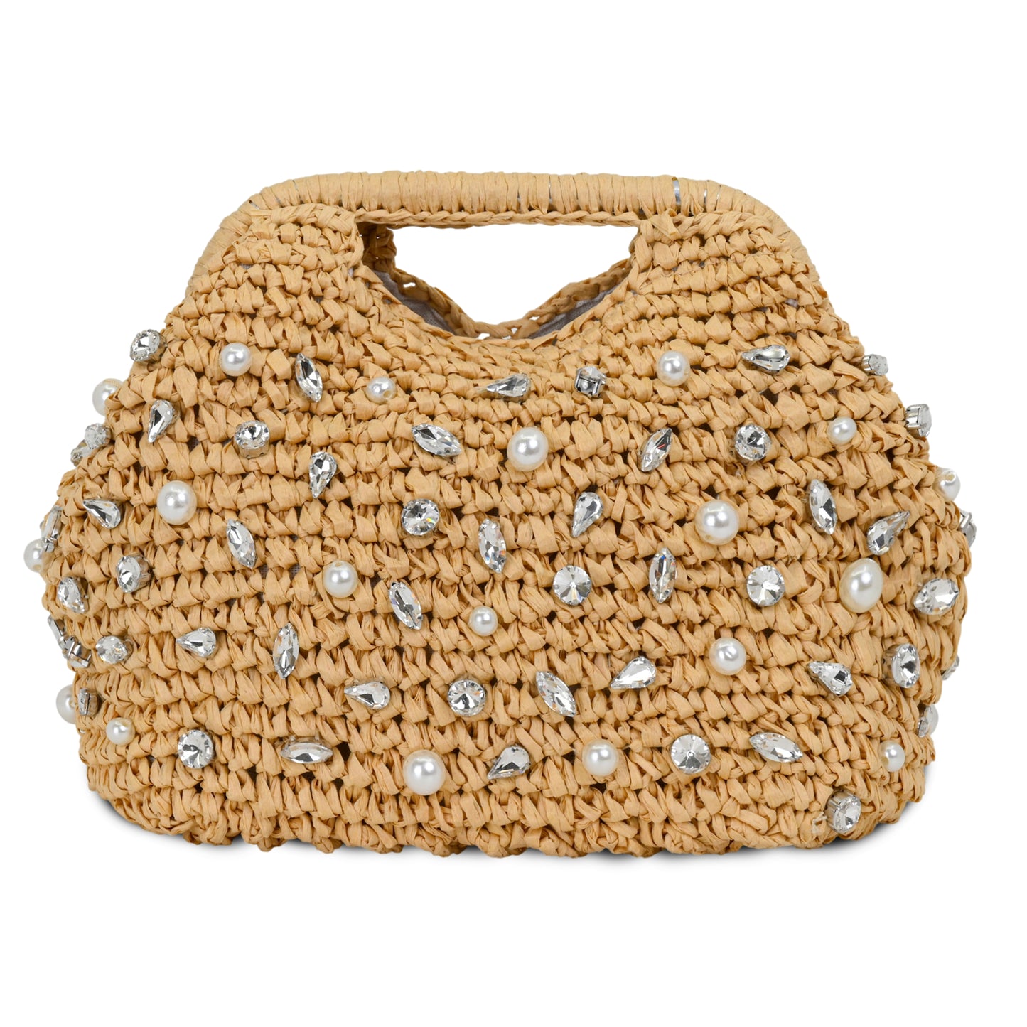 Load image into Gallery viewer, Bardo Crystal Clutch Natural - ONE SIZE - Pouch
