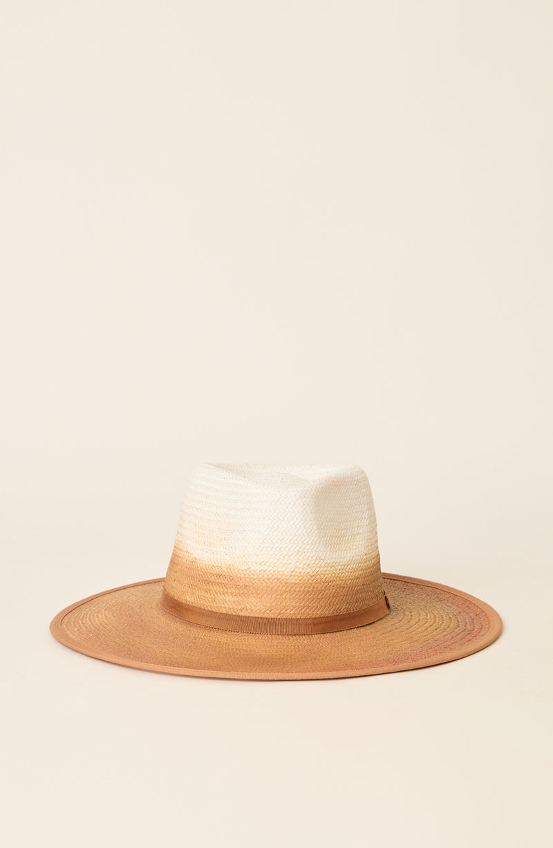 Clara Hat White/Brown