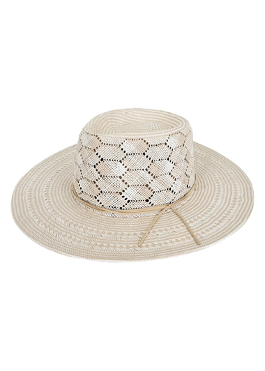 Emery Sisal Hat Natural/White