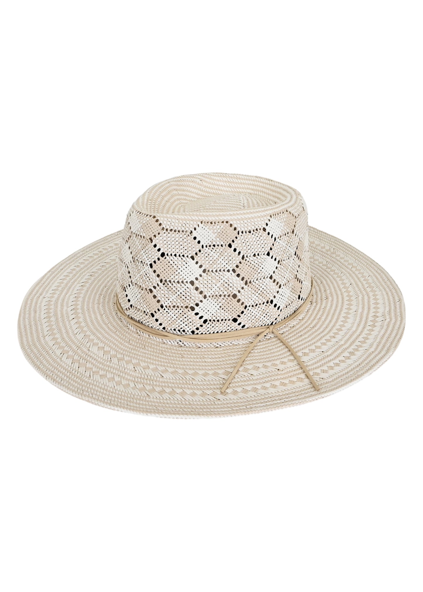 Load image into Gallery viewer, Emery Sisal Hat Natural/White

