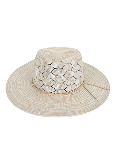 Emery Sisal Hat Natural/White