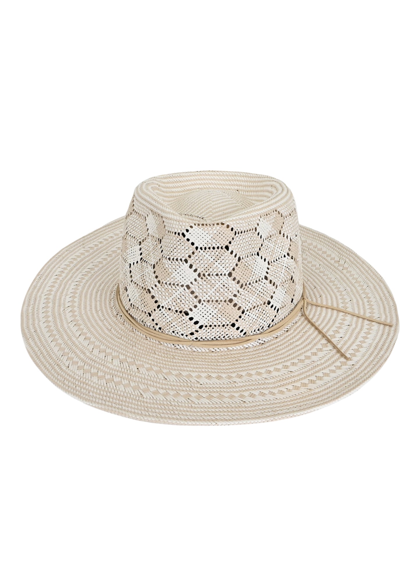 Load image into Gallery viewer, Emery Sisal Hat Natural/White
