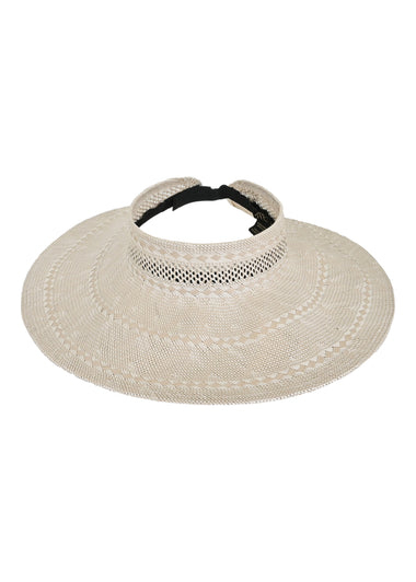 Lola Sisal Visor Natural/White