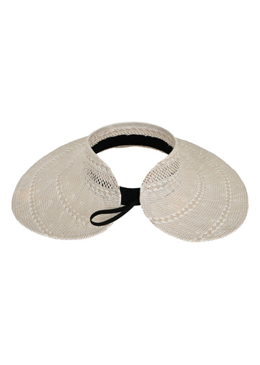 Lola Sisal Visor Natural/White