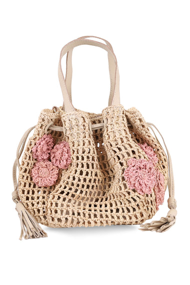 Orion Small Drawstring Bag Natural/Petal