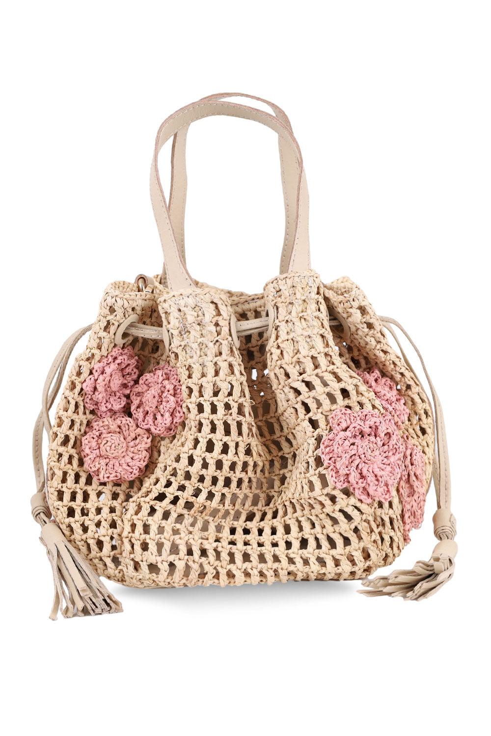 Orion Small Drawstring Bag Natural/Petal