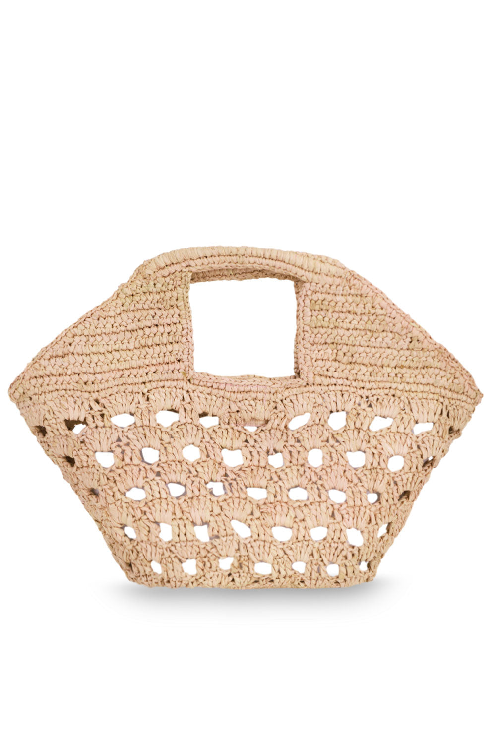 Load image into Gallery viewer, Rochelle Mini Perf Tote Bag Natural
