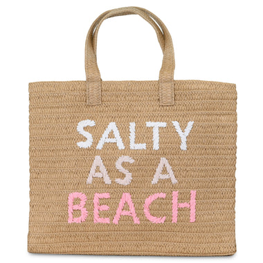 Salty As a Beach Tote Bag Sand Coral Rainbow - ONE SIZE - Bag