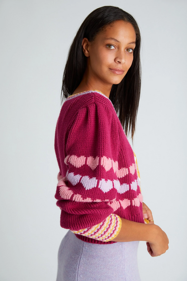 Bruena Cropped Cardigan - Cardigan