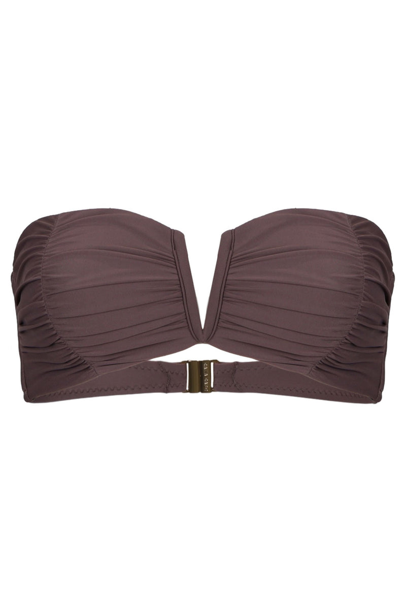 Aidy Rouched Bandeau Lanzarote Chocolate