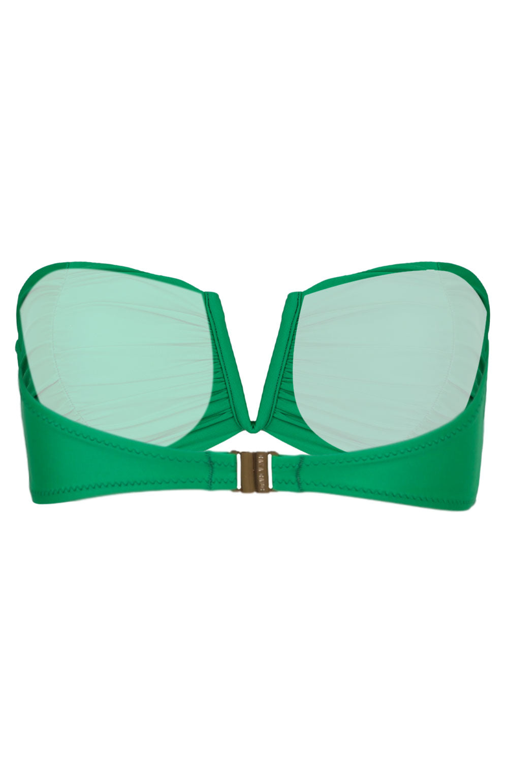 Load image into Gallery viewer, Aidy Rouched Bandeau Top Iguana
