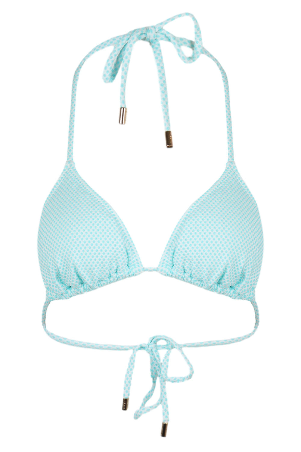 Load image into Gallery viewer, Ainsley Triangle Halter Top White Cuba
