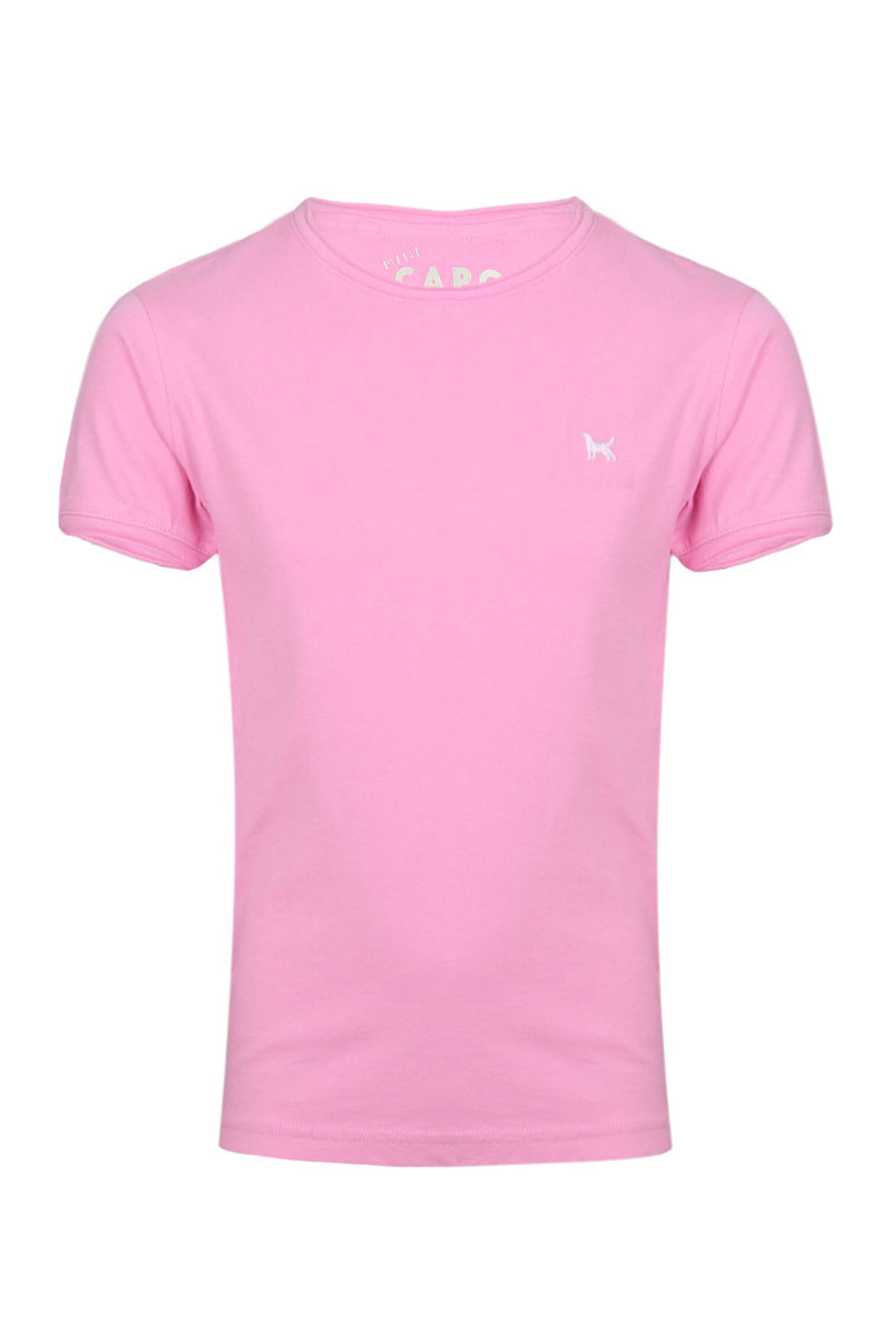 Boys Light Pink With White T-shirt