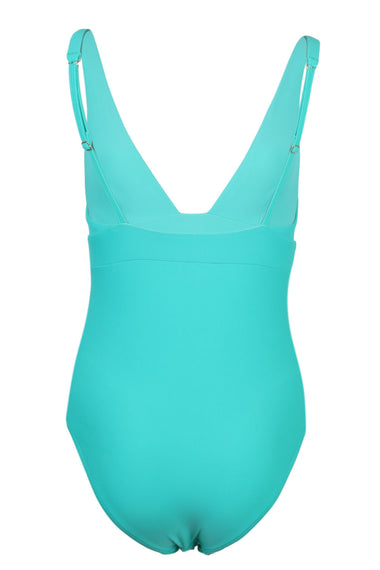 Donna Plunge One Piece Turquoise