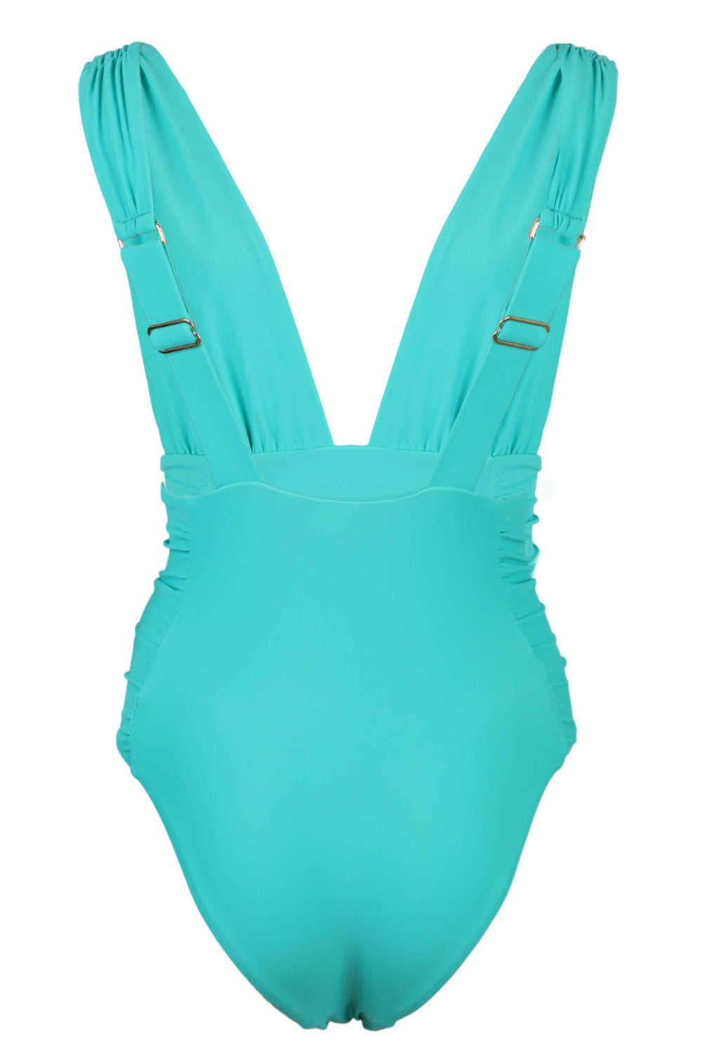 Load image into Gallery viewer, Elle Plunge One Piece Cuba Turquoise

