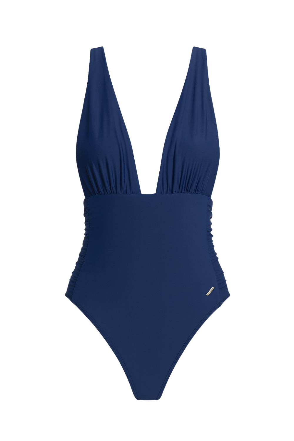 Load image into Gallery viewer, Elle Plunge One Piece Navy
