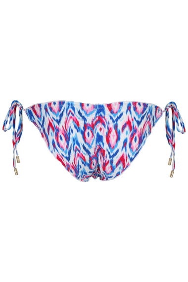 Louise Frill Tie Side Bottom Aqua Pop