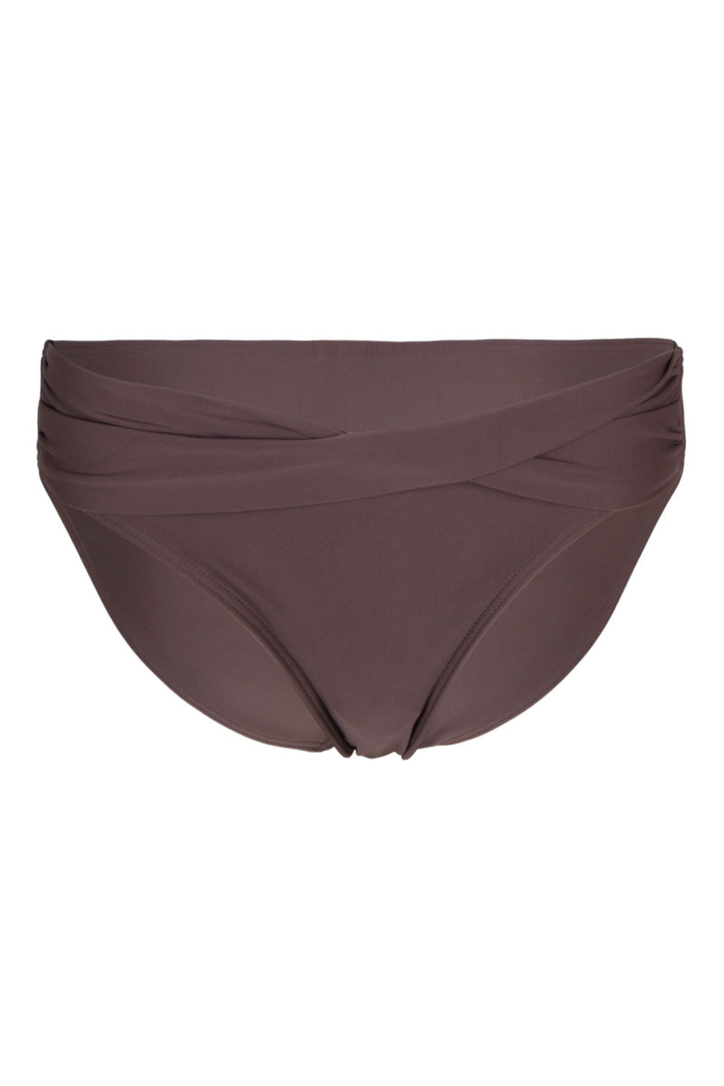 Maria Twist Front Bottom Chocolate