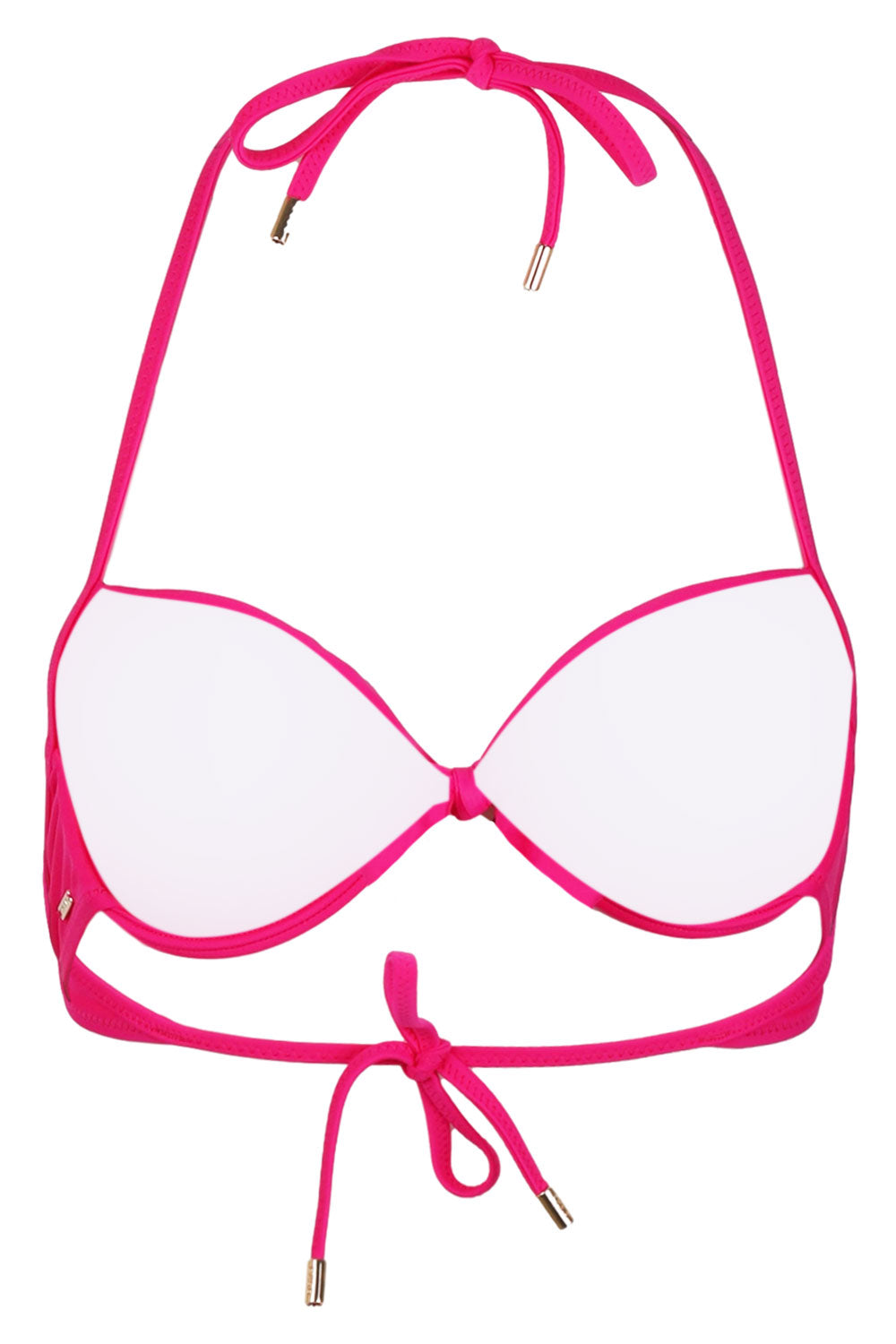 Load image into Gallery viewer, Maria Halter Top Hot Pink
