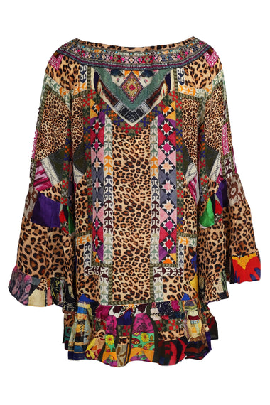 A Line Frill Dress Embroidered Ever After