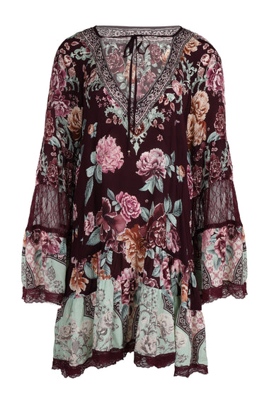 A-line Gathered Panel Dress If These Tiles Could Talk