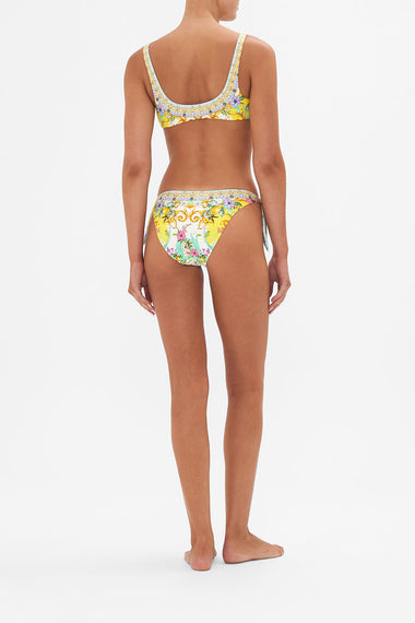 Dip Front Pant With Ties Caterina Spritz - Bikini Bottom