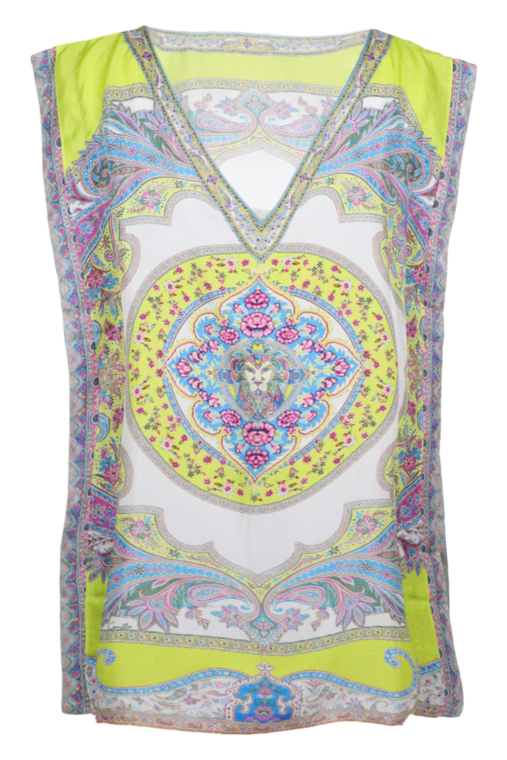 Load image into Gallery viewer, Gusset Tunic Short Kaftan Magic Carpet Ride
