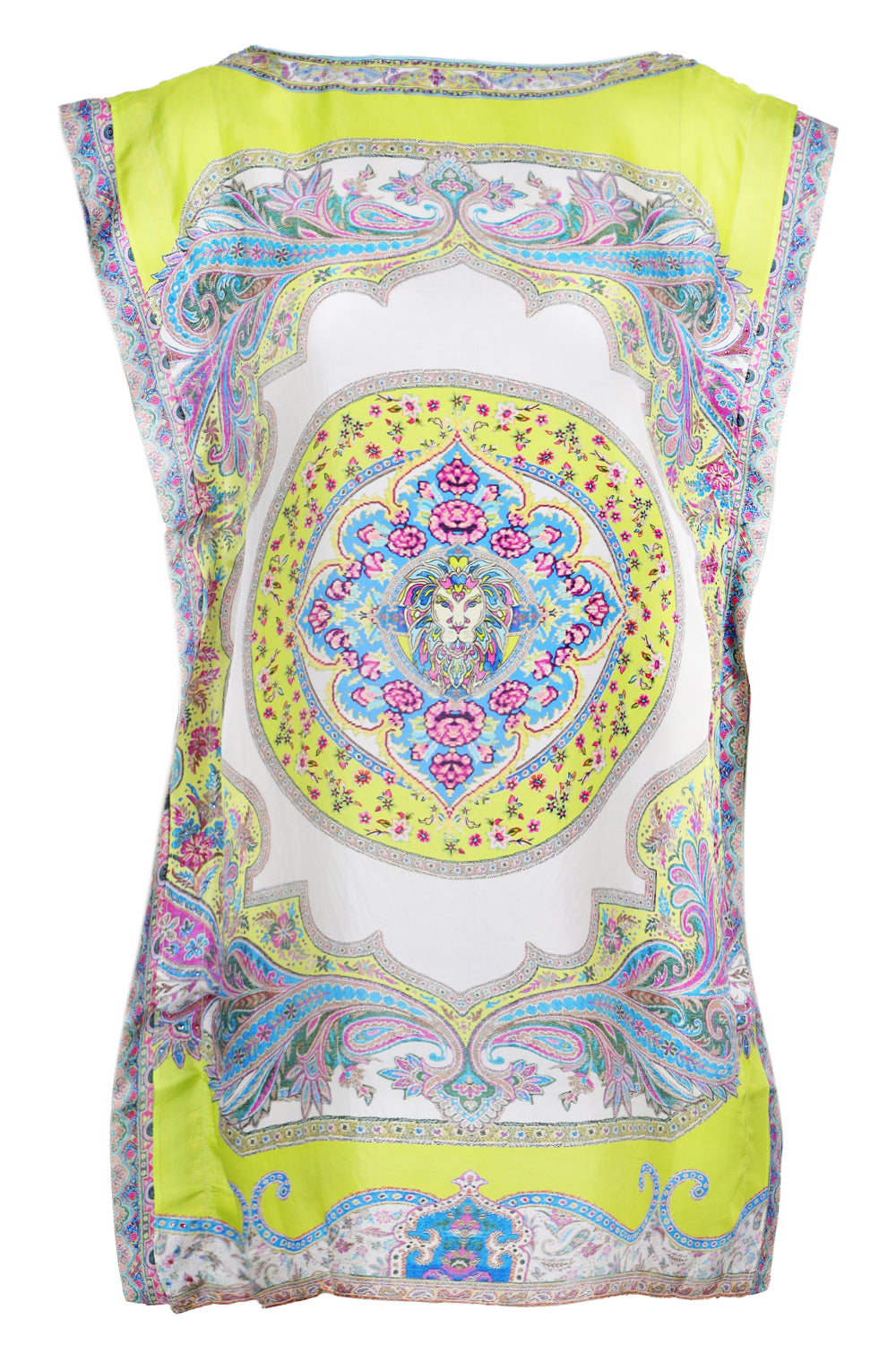 Load image into Gallery viewer, Gusset Tunic Short Kaftan Magic Carpet Ride
