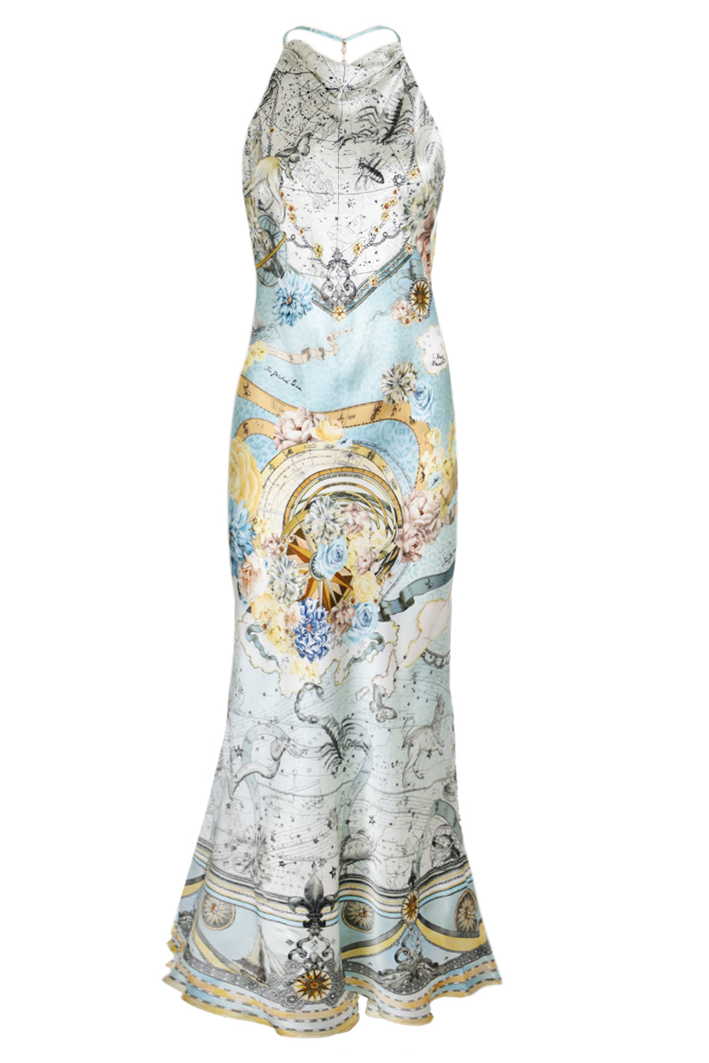 Load image into Gallery viewer, Halter Chain Slip Dress My Lucky Stars

