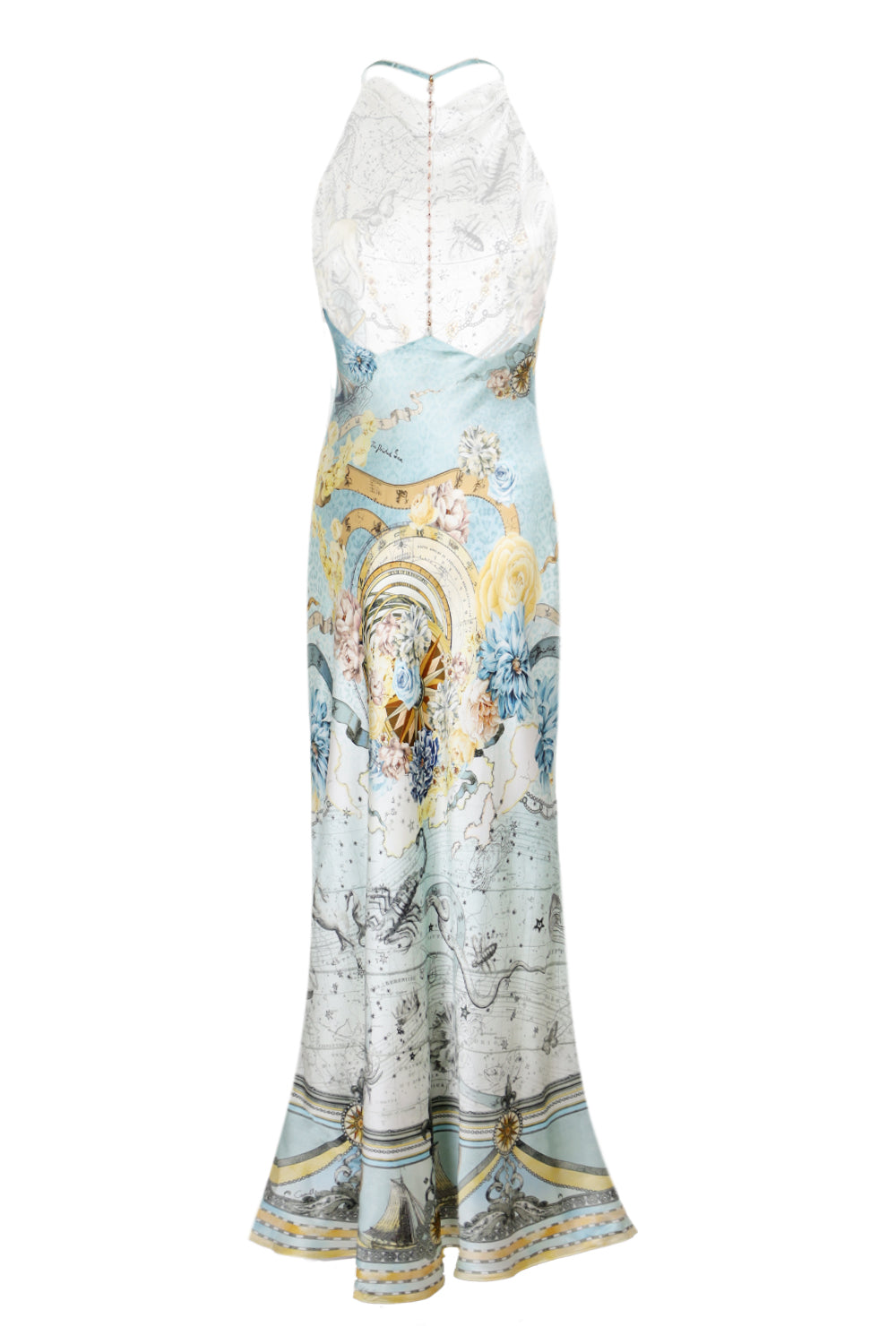 Load image into Gallery viewer, Halter Chain Slip Dress My Lucky Stars
