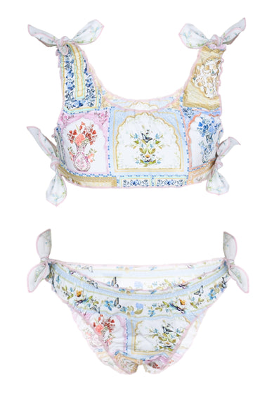 Babylocked Bikini Set With Tie Side