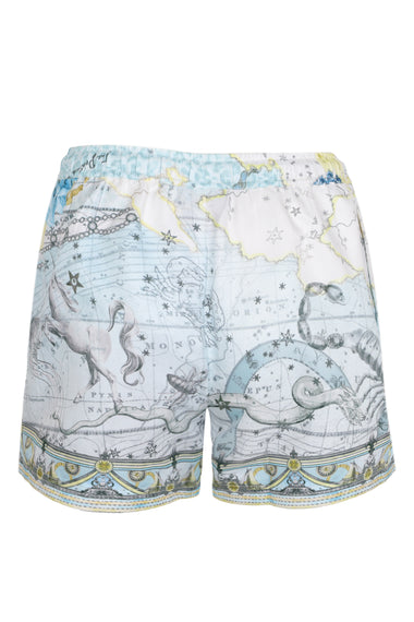 Mid Length Boardshort With Elastic Waist