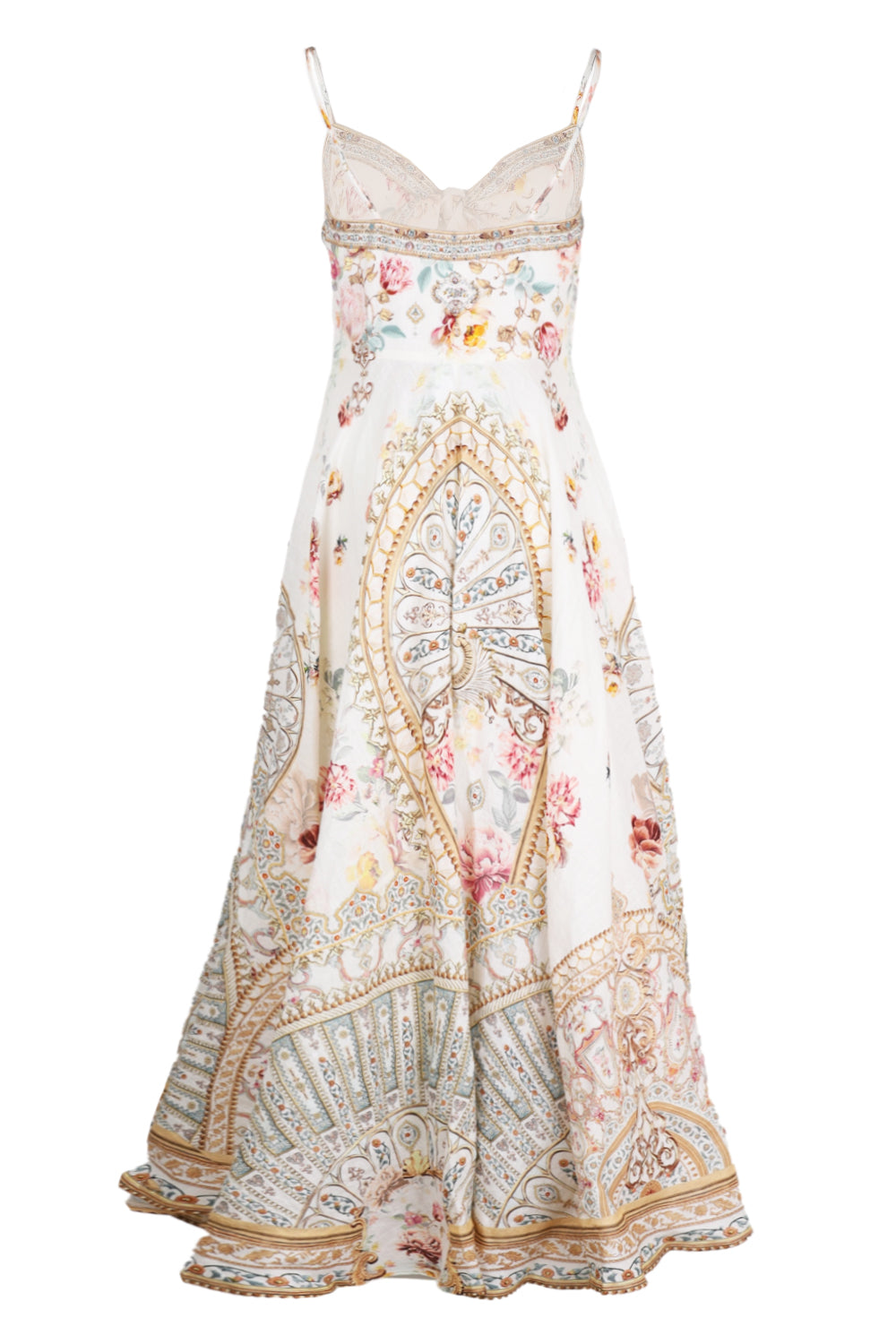Load image into Gallery viewer, Long Dress with Tie Front Ottoman Dynasty
