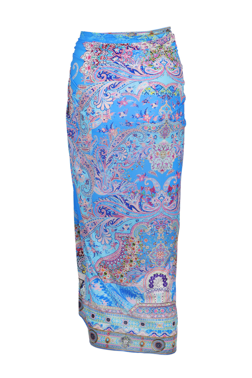 Load image into Gallery viewer, Multi Wear Long Sarong Footsteps in Folklore
