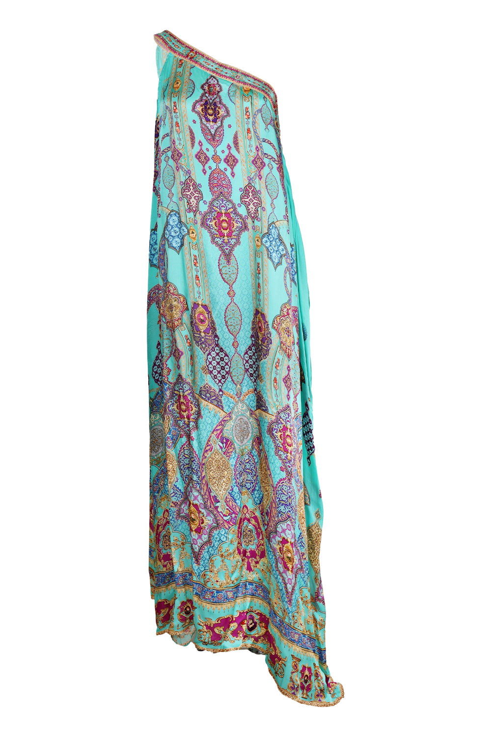 Load image into Gallery viewer, One Shoulder Kaftan with Neckband The Concubines Corridor
