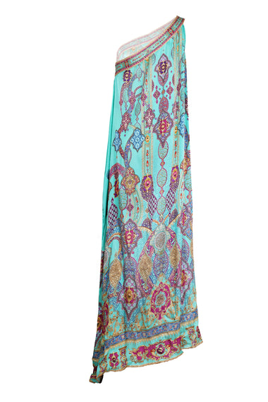 One Shoulder Kaftan with Neckband The Concubines Corridor