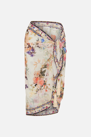 Short Tassel Sarong Friend With Frescos - Sarong