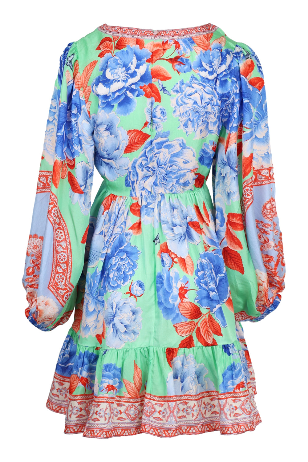 Load image into Gallery viewer, Short Tie Front Blouson Dress Topkapi Pop
