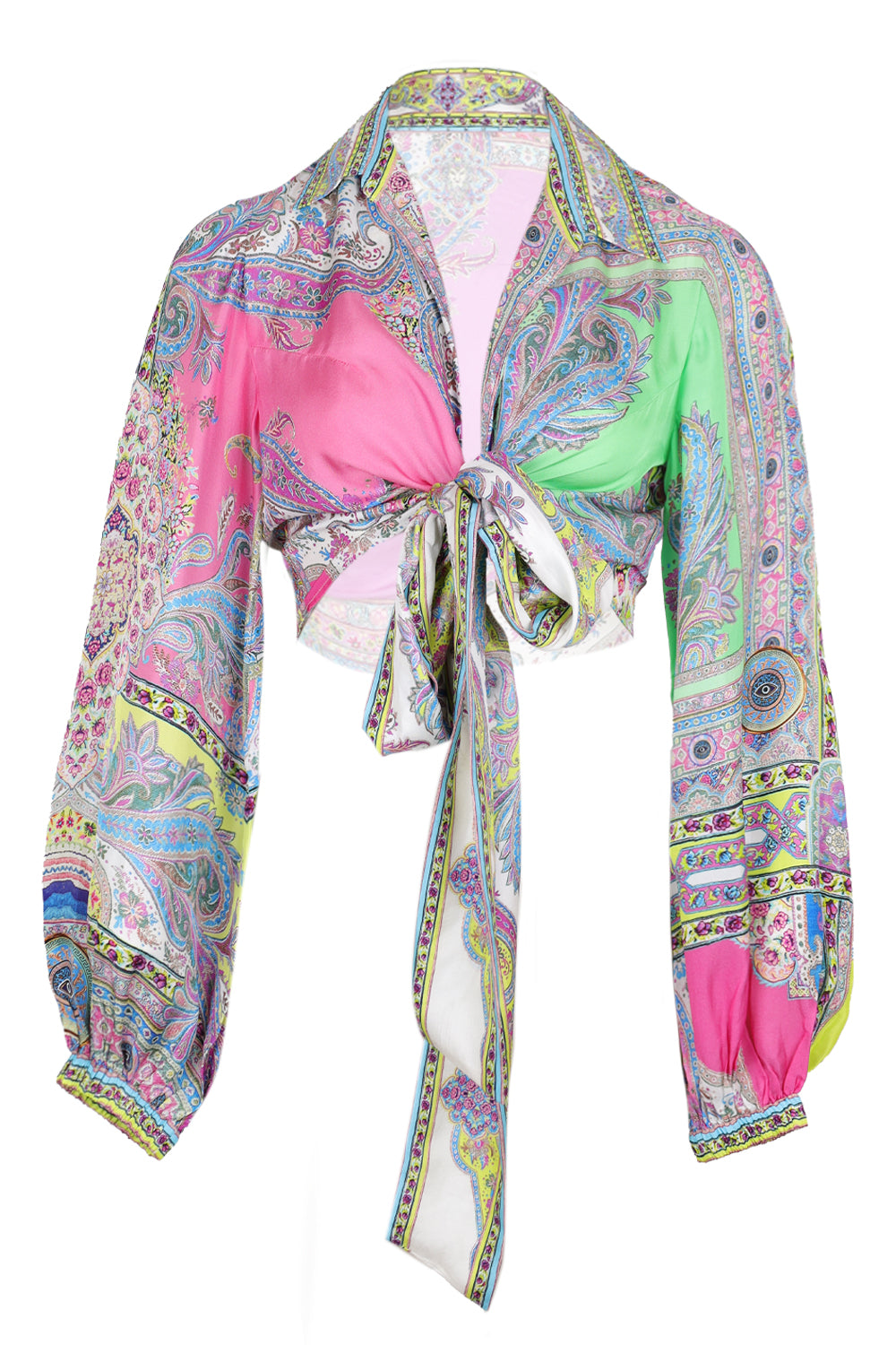 Cropped Wrap Shirt Magic Carpet Ride