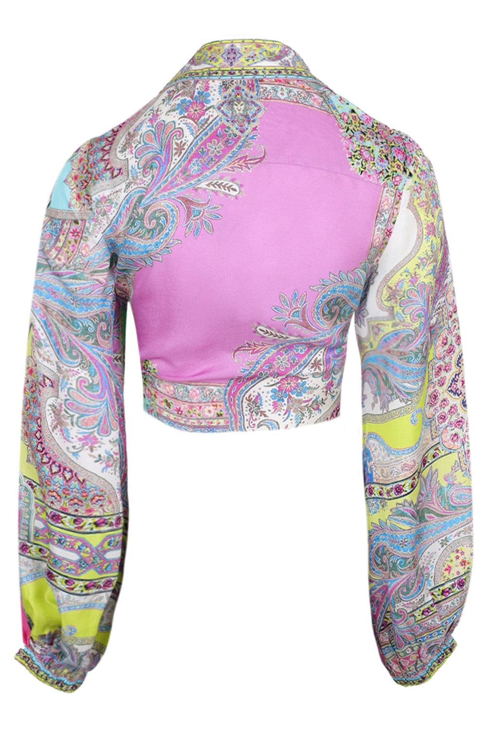 Load image into Gallery viewer, Cropped Wrap Shirt Magic Carpet Ride
