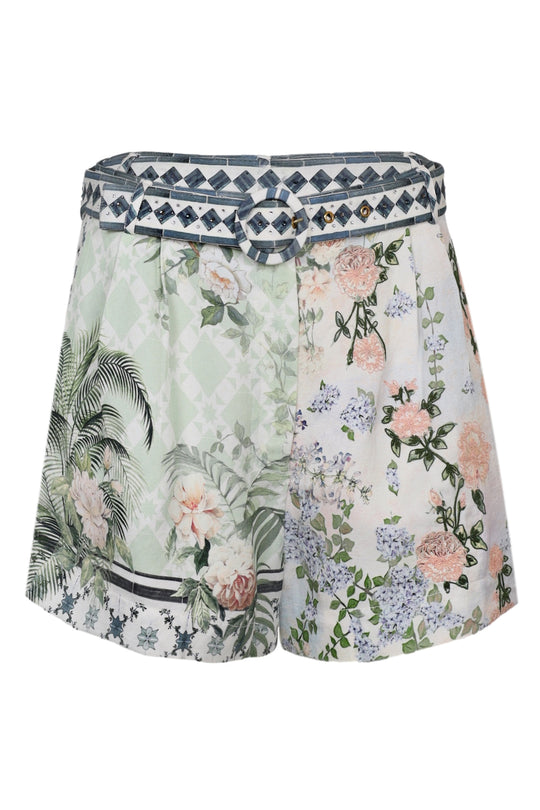 Tuck Front Short Jardim Party